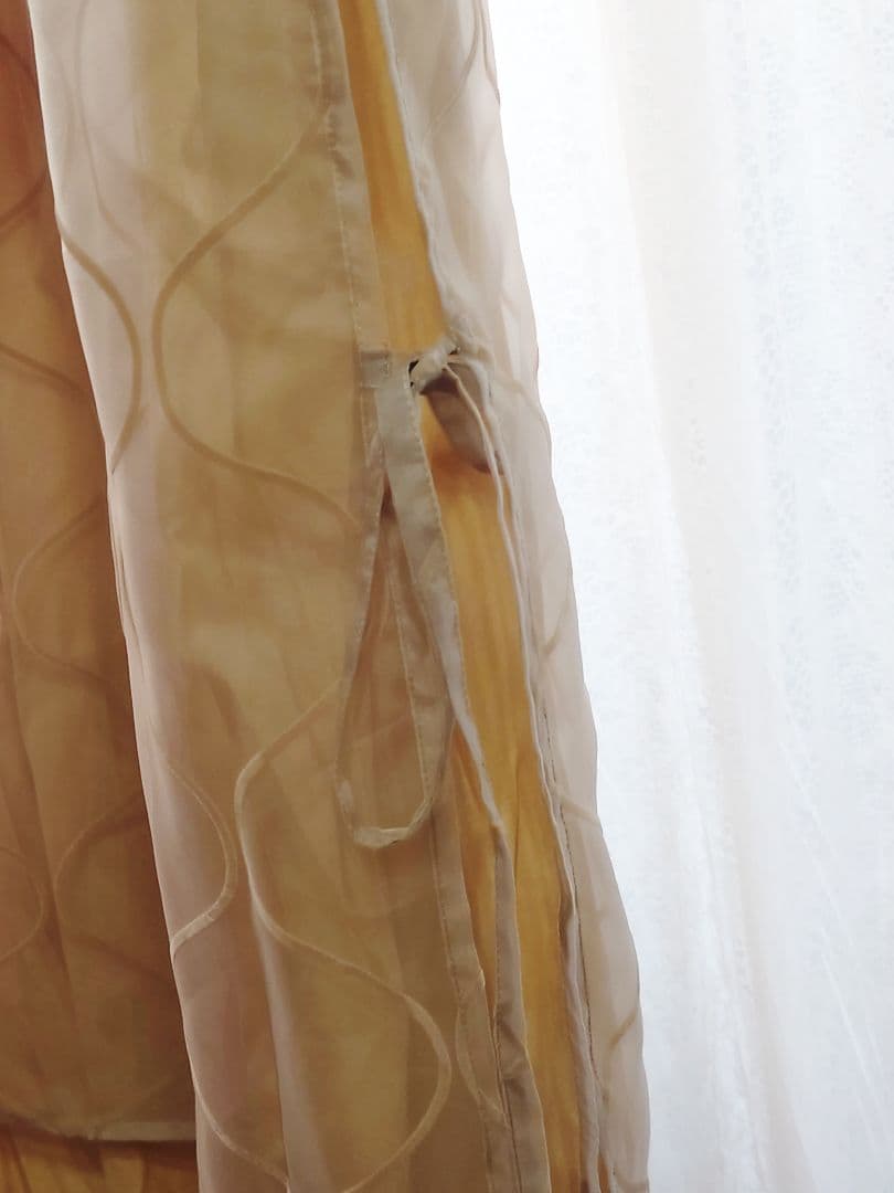 新品タグ付き 3箇所汚れあり AMERI UNDULATE VEIL DRESS