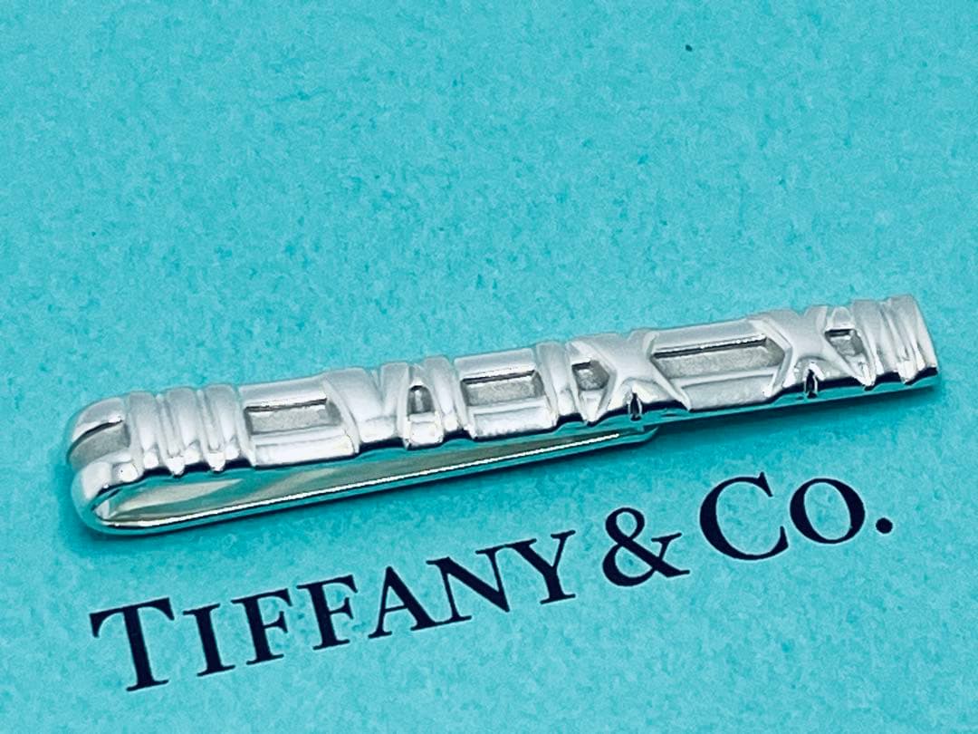 h678 美品　ティファニー　アトラス　1995 ネクタイピン　シルバー　925