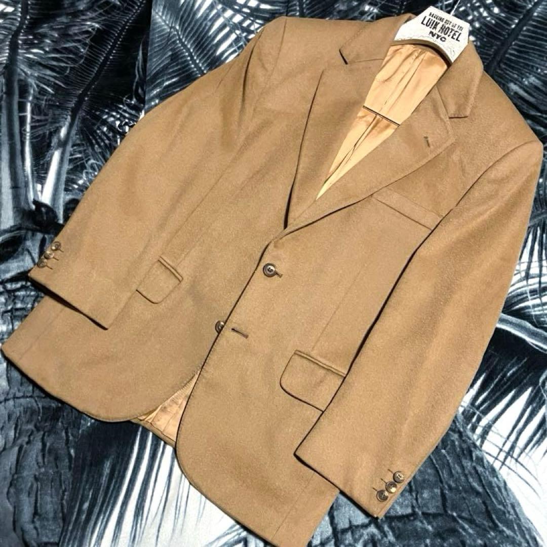 80s 英国製 カシミア 100% Aquascutum テーラードジャケット