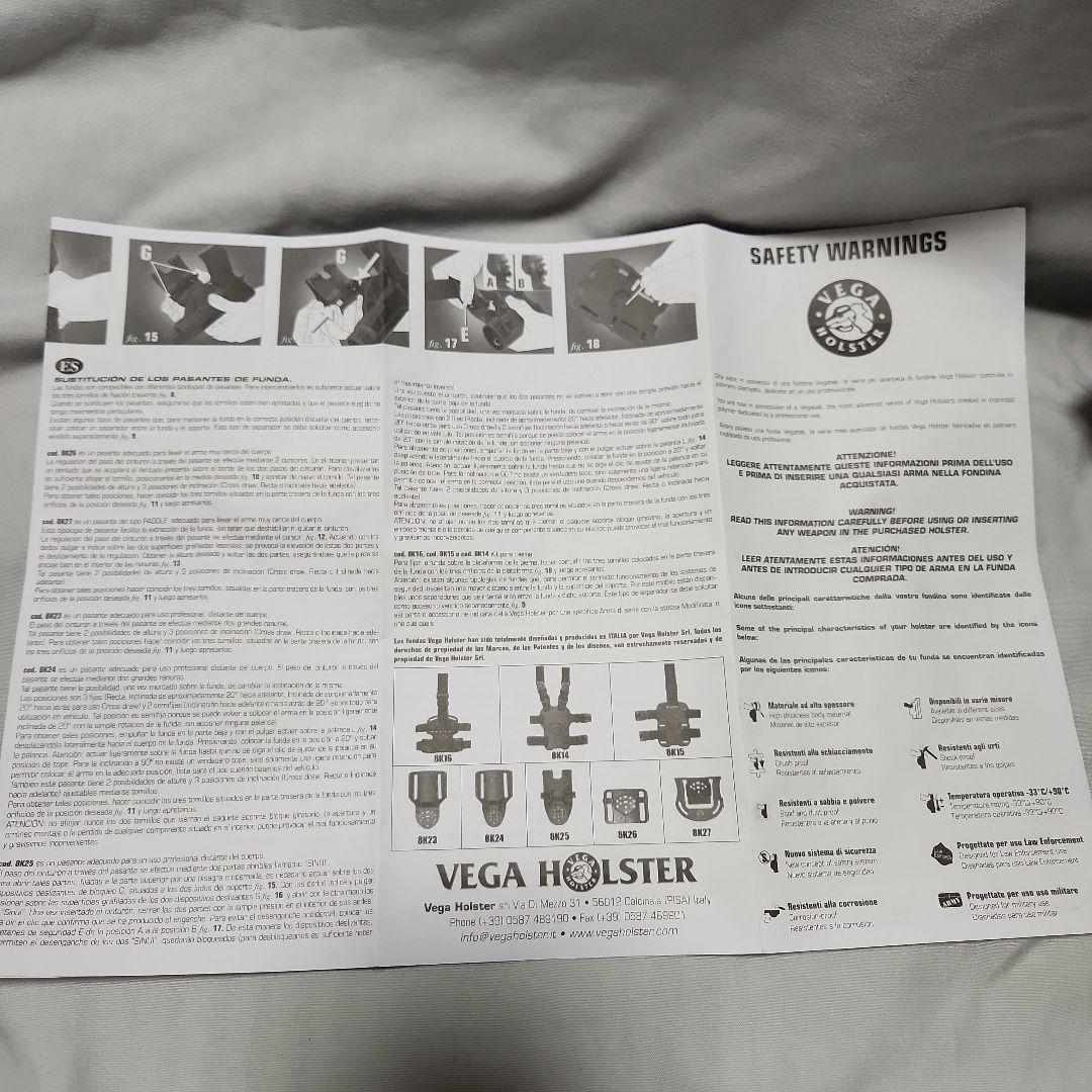 VEGA HOLSTER ベテラン・シングルストラップ ホルスター 新品