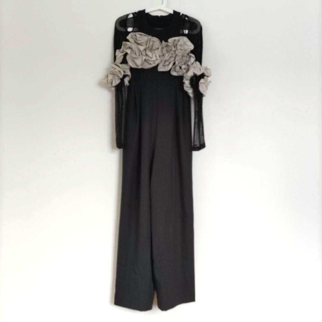 【ANDRESD】 3点セット ラッフルビスチェ パンツドレス 結婚式