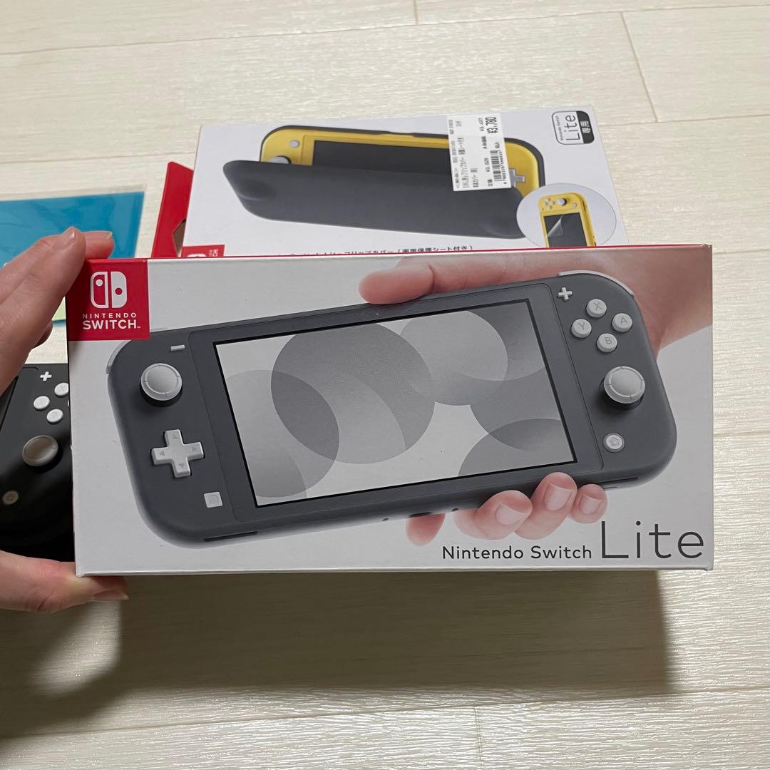 Nintendo Switch Lite グレー 本体　＋おまけ付き