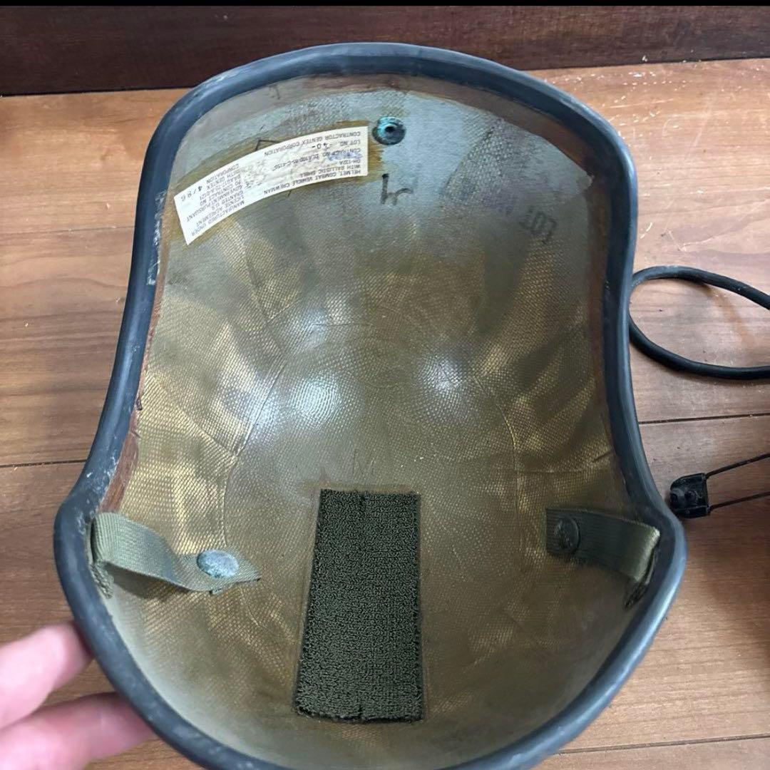 米軍　実物　GENTEX CVC タンカース　ヘルメット　MEDIUM 送料無料