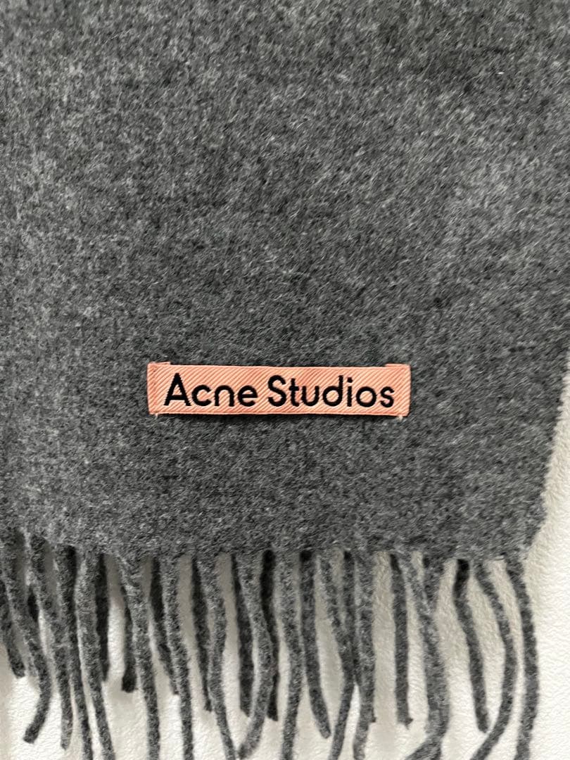 Acne studios グレー　大判ストール