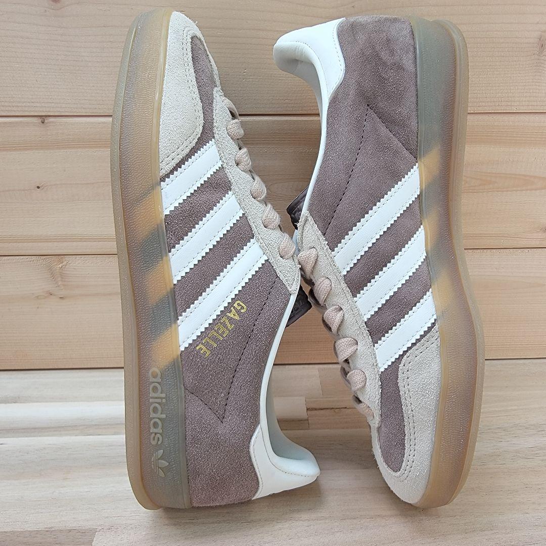アディダス ガゼル インドア ブラウン 茶 22.5cm
