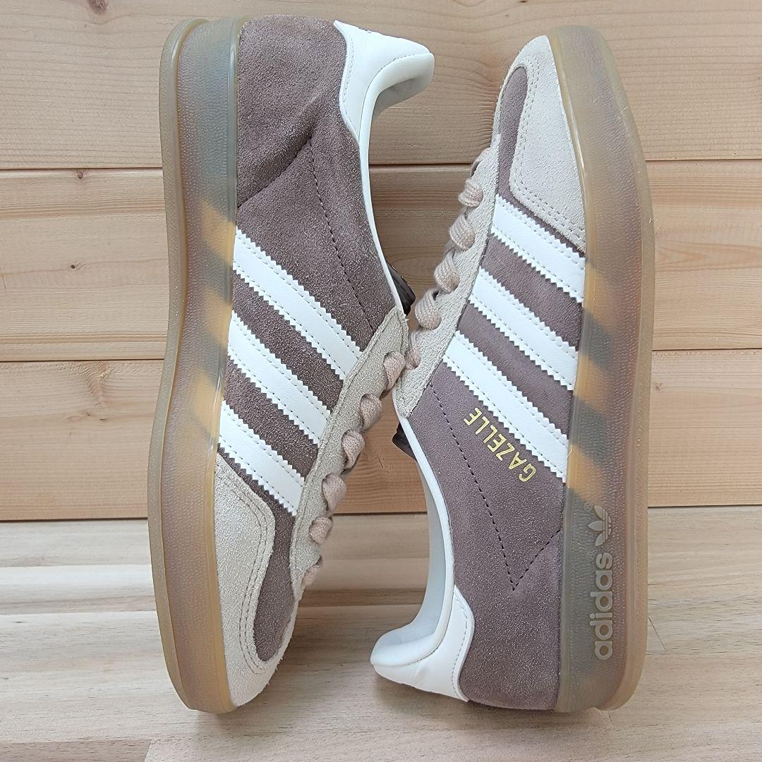 アディダス ガゼル インドア ブラウン 茶 22.5cm