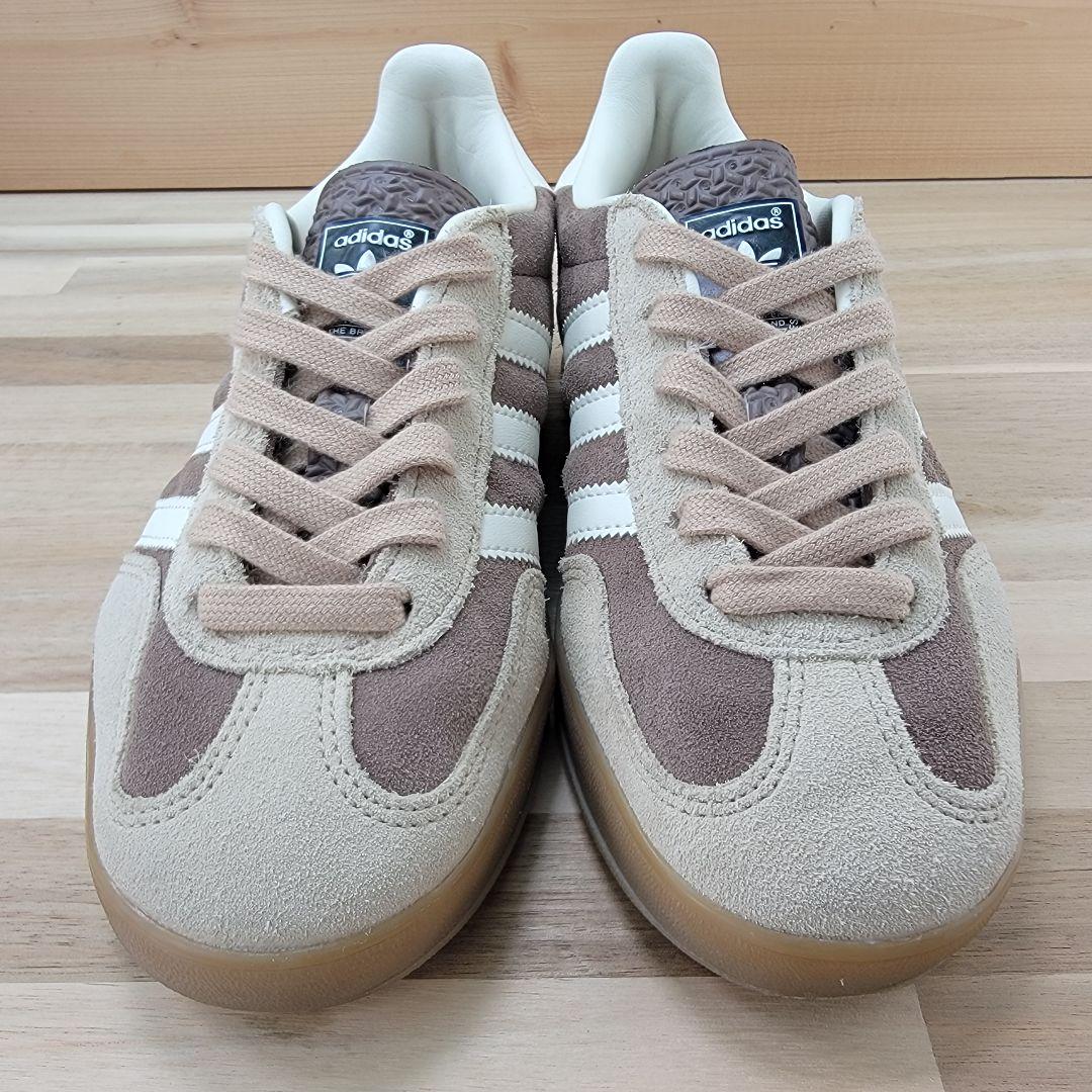 アディダス ガゼル インドア ブラウン 茶 22.5cm