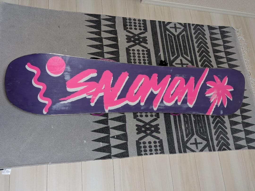 Salomon スノーボード130cmELANバインディング　キッズ　レディース