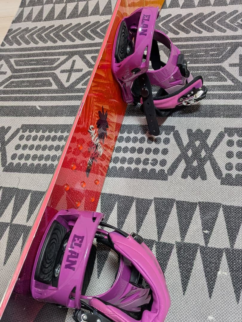 Salomon スノーボード130cmELANバインディング　キッズ　レディース
