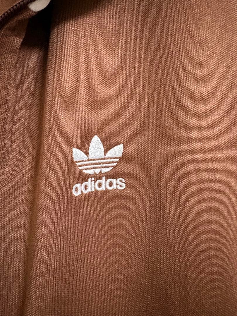 完売品 adidas ブラウン ジャージ トラックジャケット