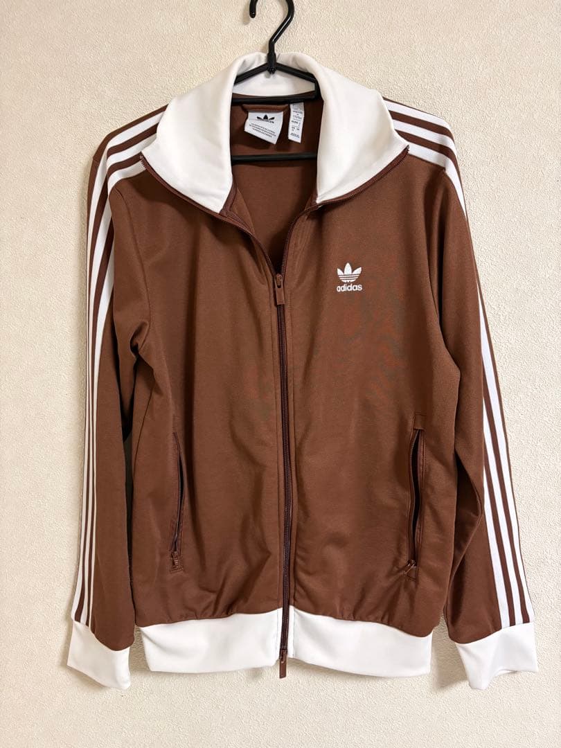 完売品 adidas ブラウン ジャージ トラックジャケット