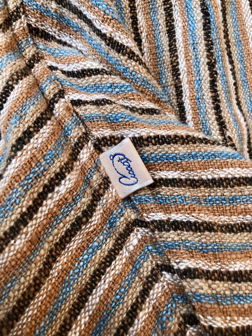 うさとの服　天然素材　手紡ぎ手織り