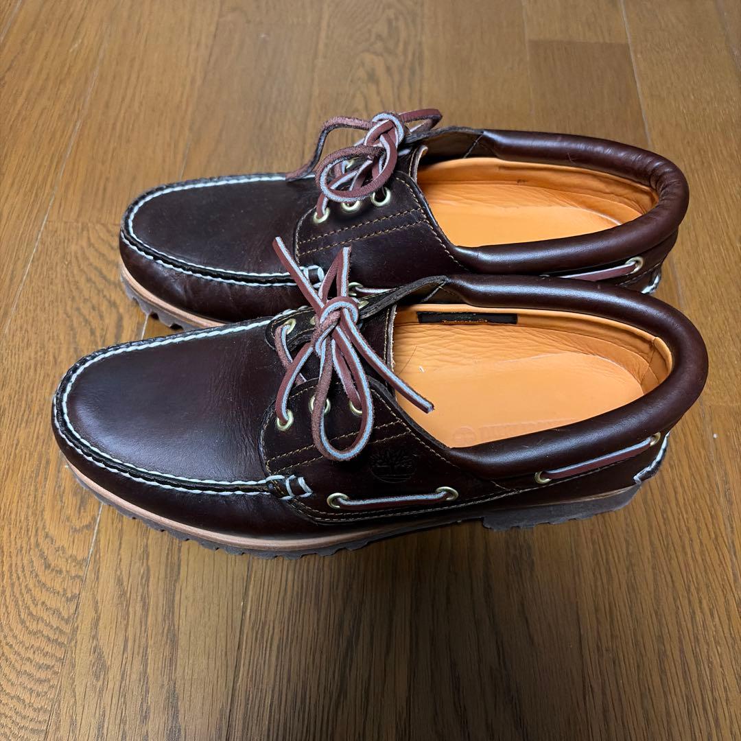 ティンバーランド　定番モカシンデッキシューズ　3eye 新品26.5cm
