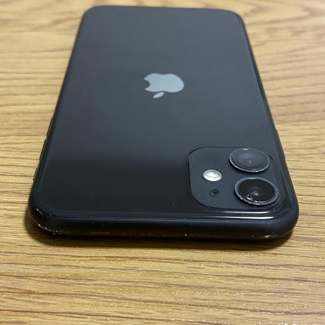 iPhone11 128GB ブラック【ガラスフィルム・ライトニングケーブル付】
