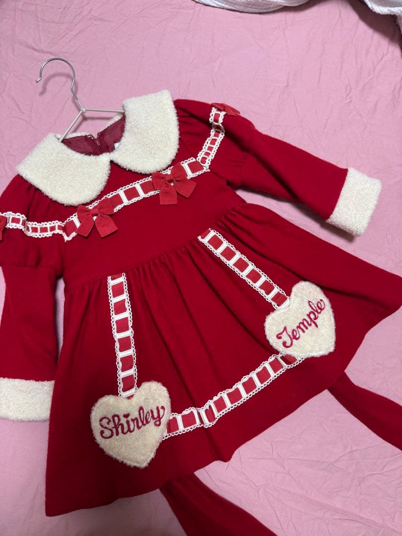 最終値下げシャーリーテンプル 限定 サンタワンピース