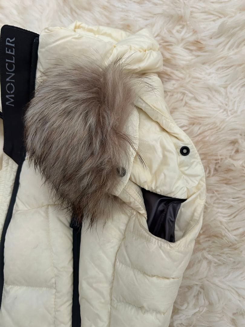 OBABAモンクレールレディース ダウンベスト ファー付き