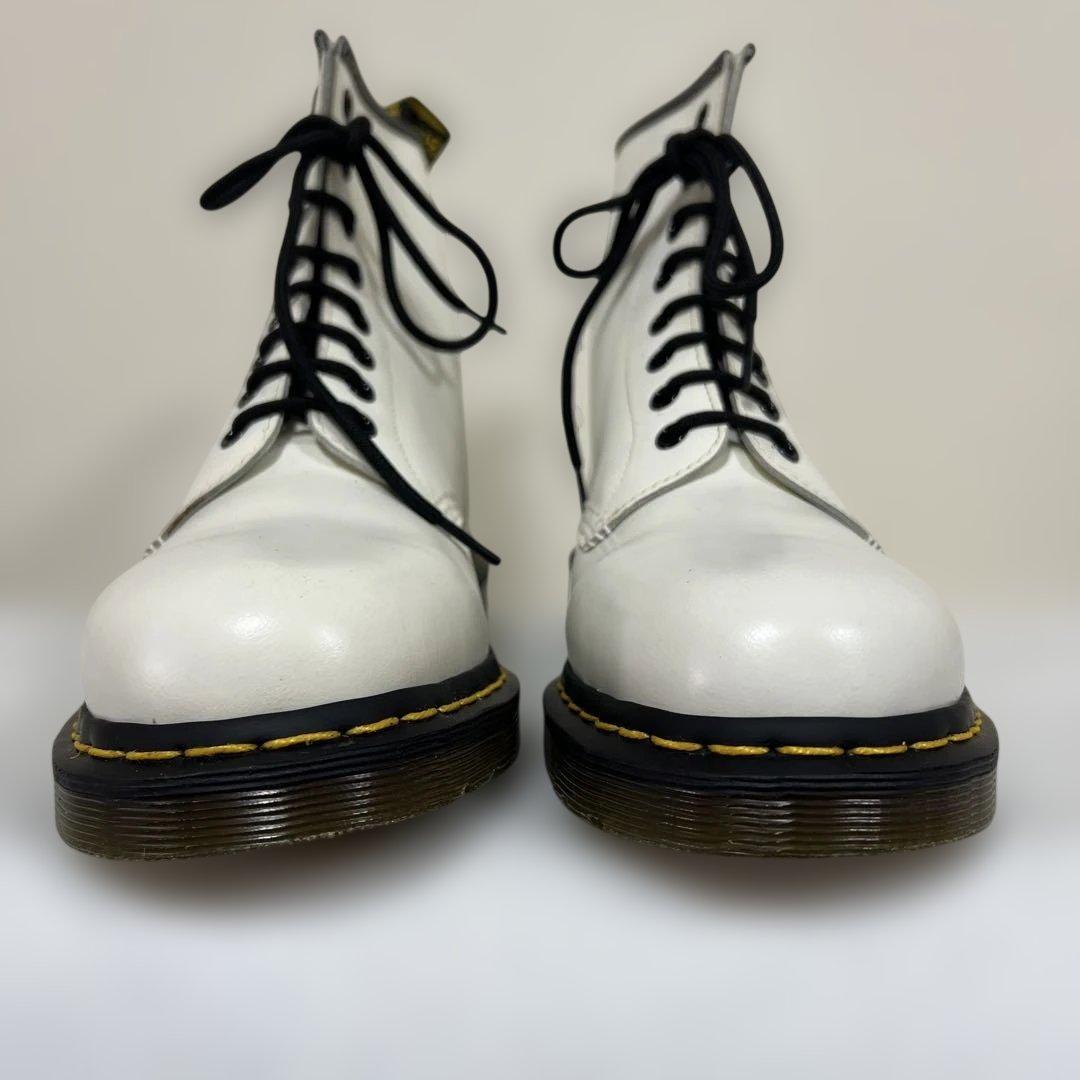 Dr.Martens ドクター•マーチン　ホワイト8ホール UK8 美品