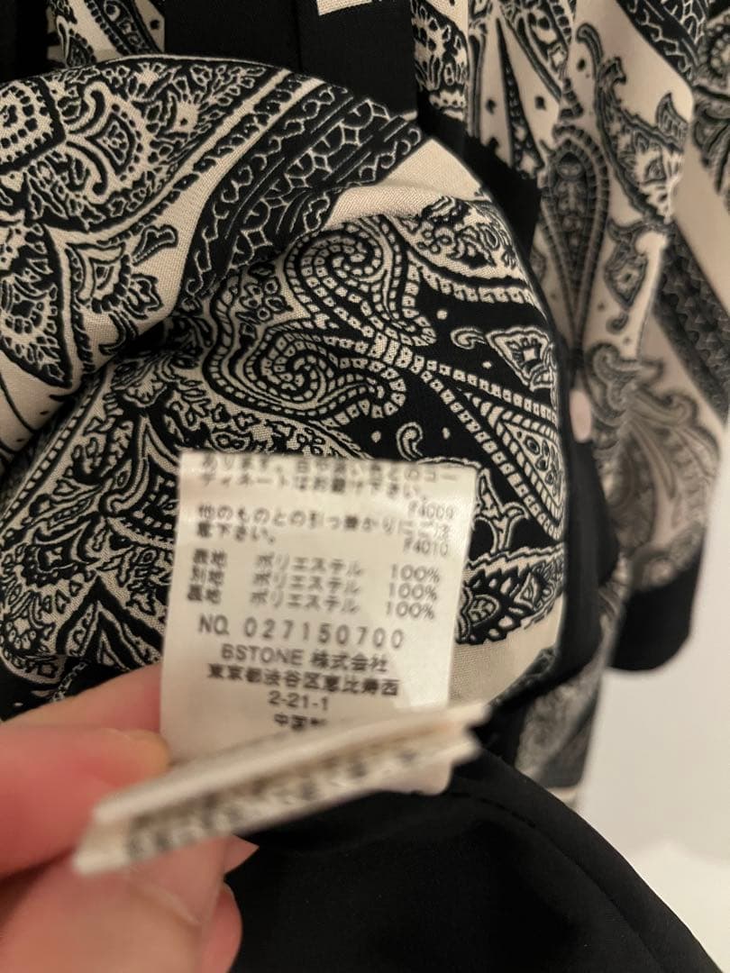 ペイズリー柄　ワンピースドレス