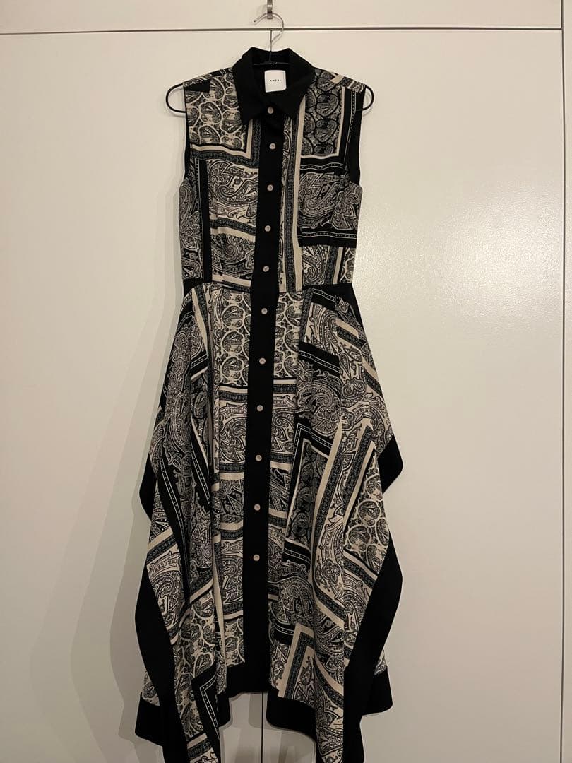 ペイズリー柄　ワンピースドレス