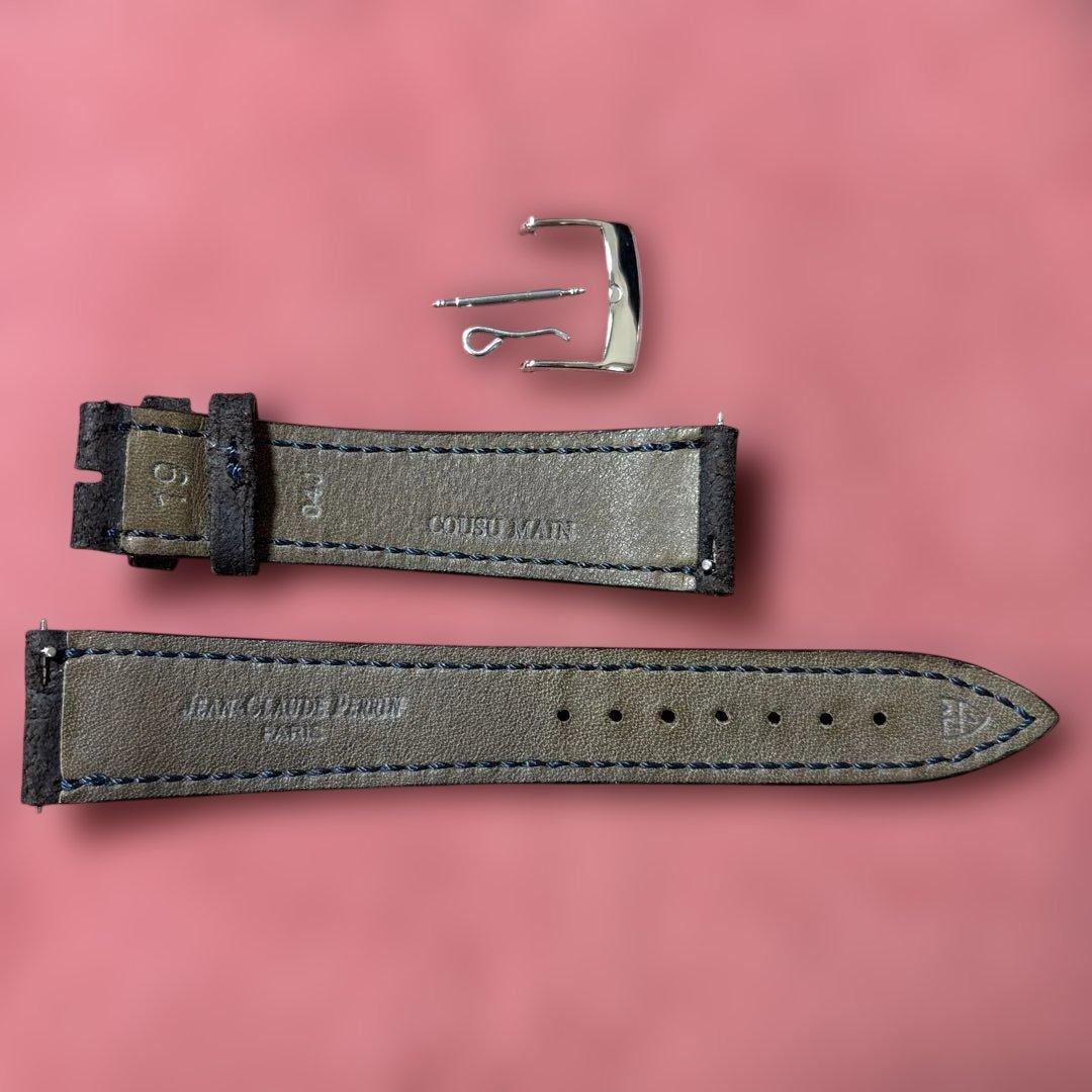 JCペラン 19/16ヌバック ブラウン 時計ベルト