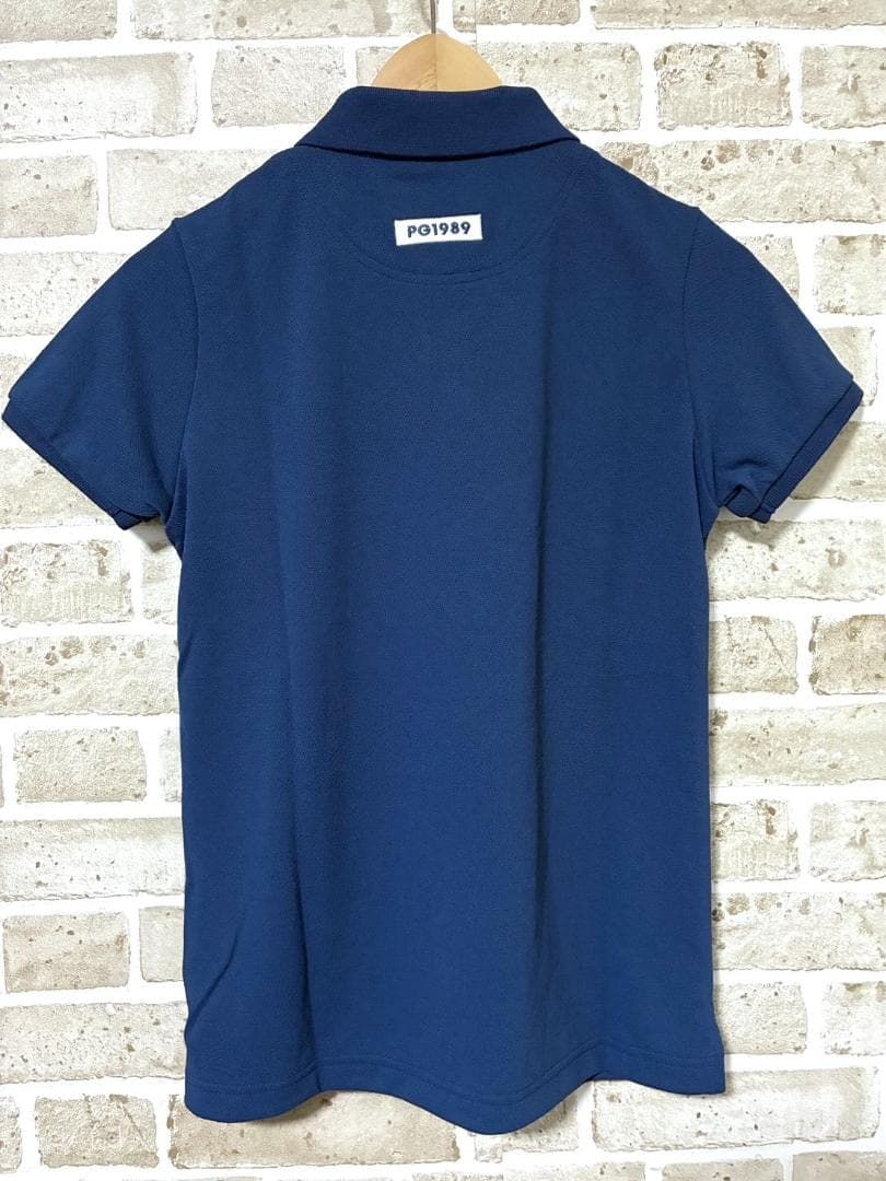 【フォロー割】新品 パーリーゲイツ レディース ビッグロゴ ポロシャツ サイズ0