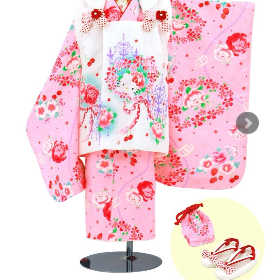 【超超貴重❤️❤️】キティ❤️七五三着物　キティラーにはたまらない❣️❣️3歳