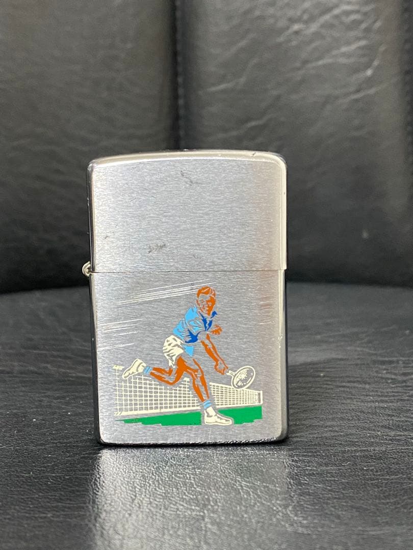 ZIPPO テニスプレイヤー イラスト ライター ジッポ