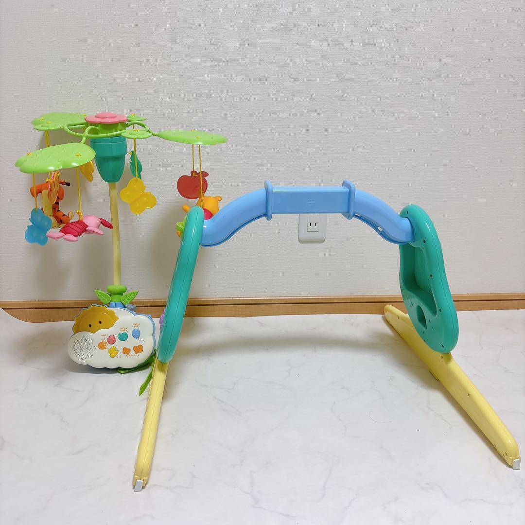 付属品完備♡くまのプーさん　6WAYジムにへんしんメリー　タカラトミー①