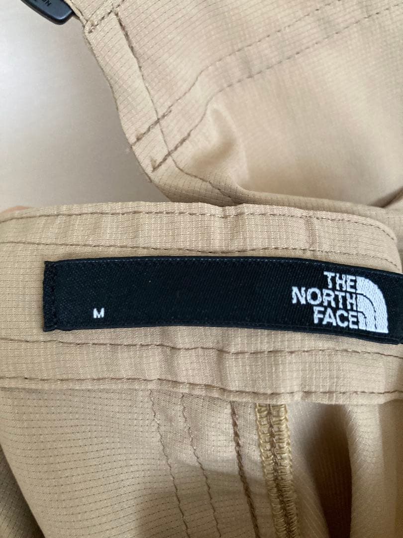 美品　M ノースフェイス ビーフリー オーバーオール サロペット　ベージュ　タン