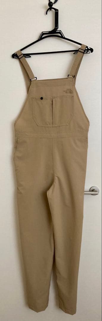 美品　M ノースフェイス ビーフリー オーバーオール サロペット　ベージュ　タン