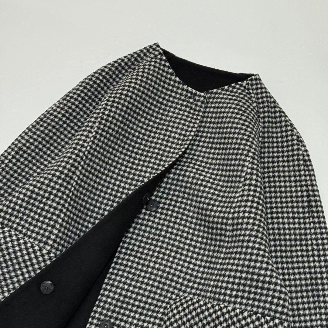 美品 24AWトゥモローランド スーパーダブルフェイス リバーシブルコート 36