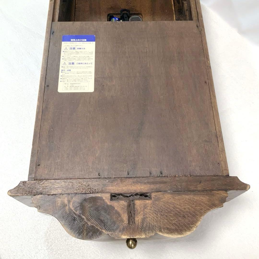 【希少品】イタリア Capanni カパーニ社 柱時計 木製 ポプラ古材