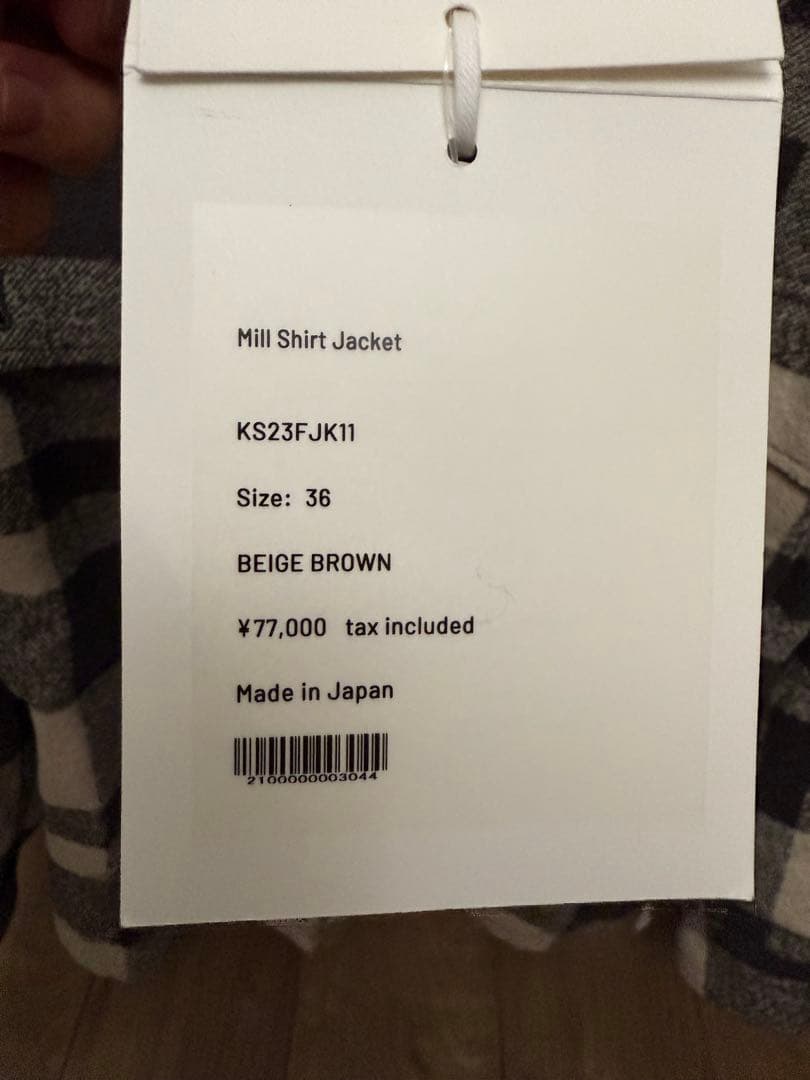 23AW新品 36 キャプテンサンシャイン Mill Shirt Jacket