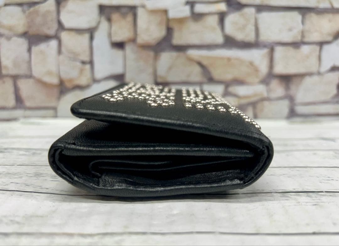 HYSTERIC GLAMOUR ロゴスタッズ 三つ折りウォレット　6932