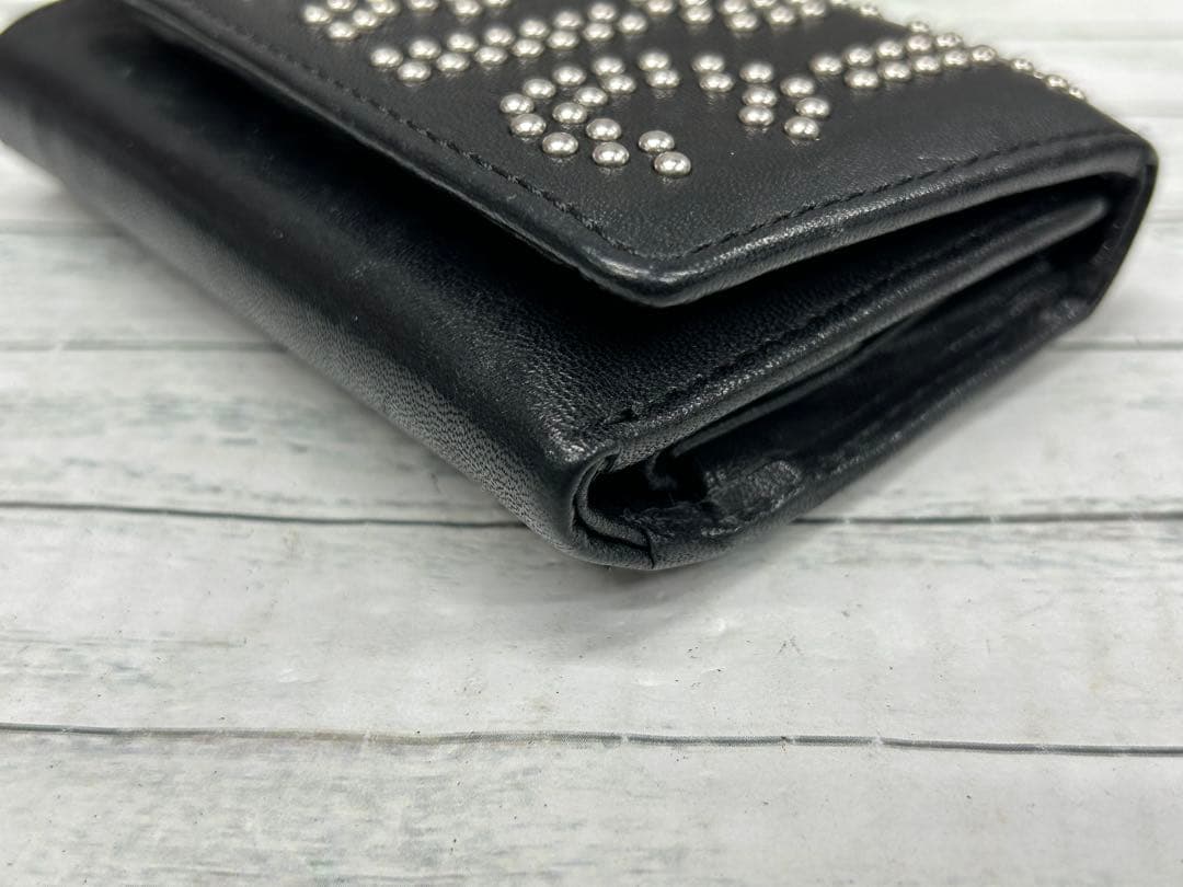 HYSTERIC GLAMOUR ロゴスタッズ 三つ折りウォレット　6932