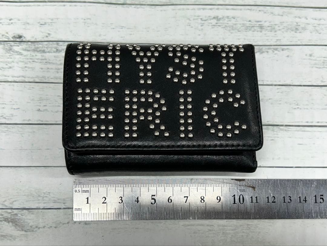 HYSTERIC GLAMOUR ロゴスタッズ 三つ折りウォレット　6932