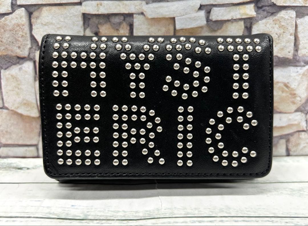 HYSTERIC GLAMOUR ロゴスタッズ 三つ折りウォレット　6932