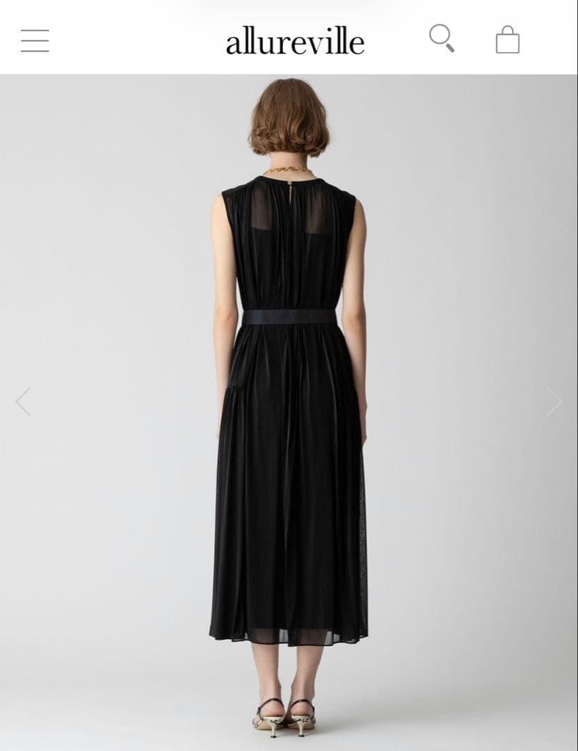 新品　allureville エスパンディ　ワンピース　黒