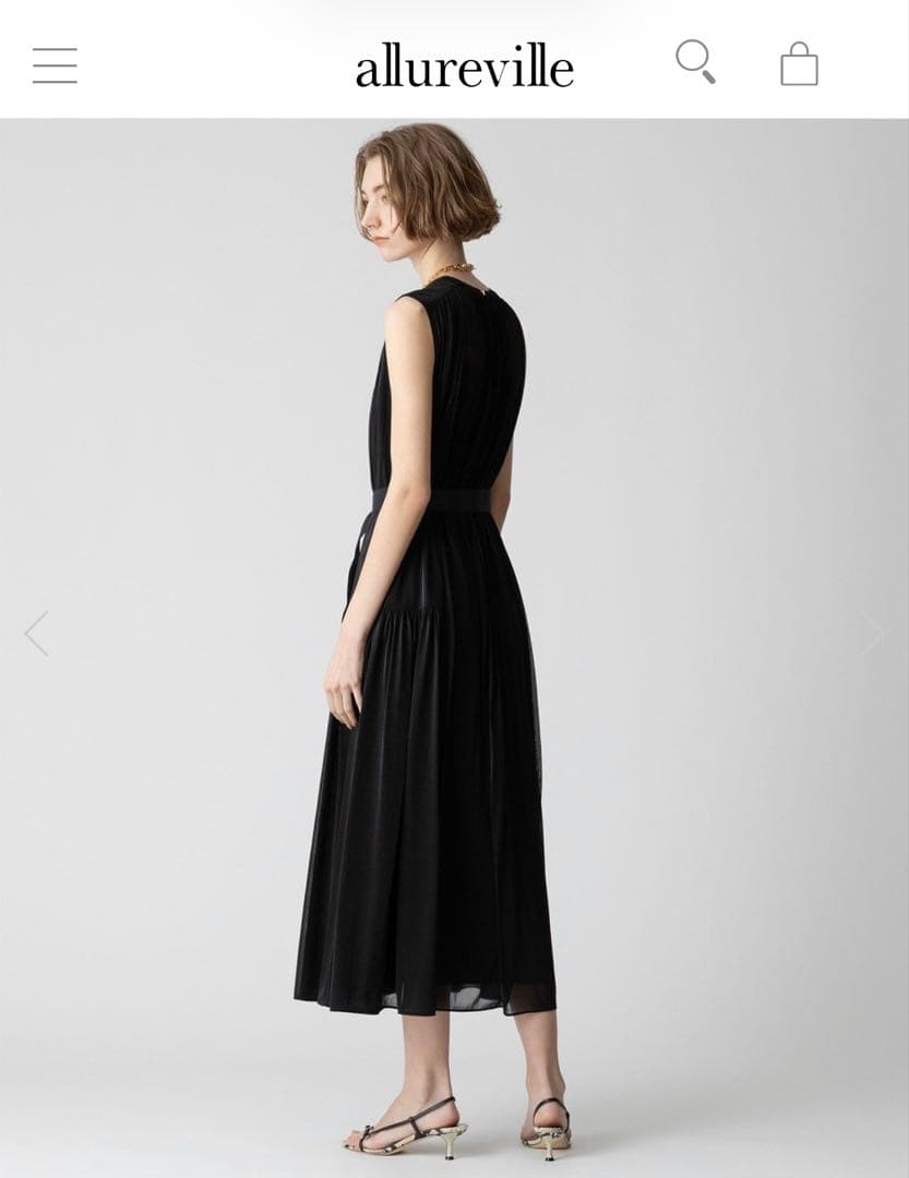 新品　allureville エスパンディ　ワンピース　黒