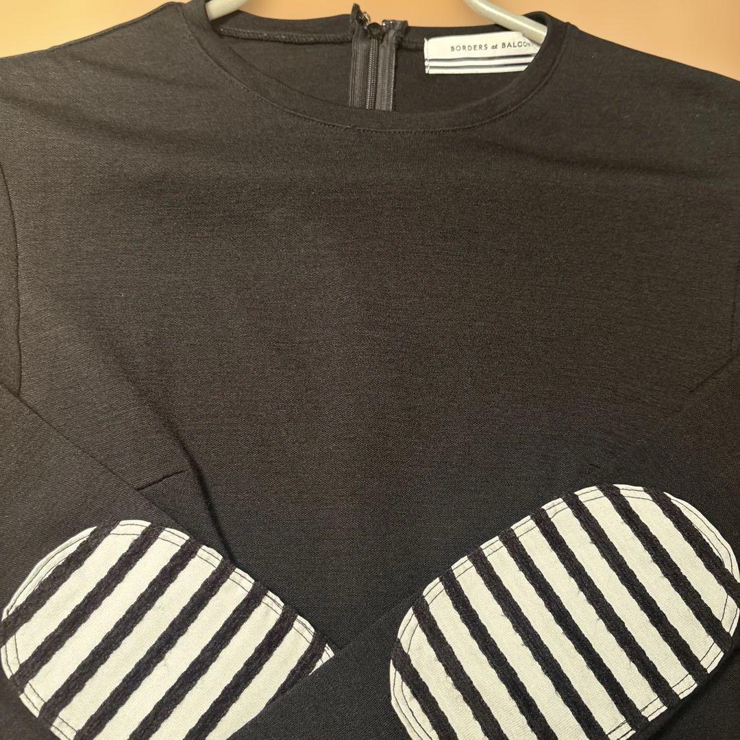 bordersのウールジャージー素材ロングワンピース