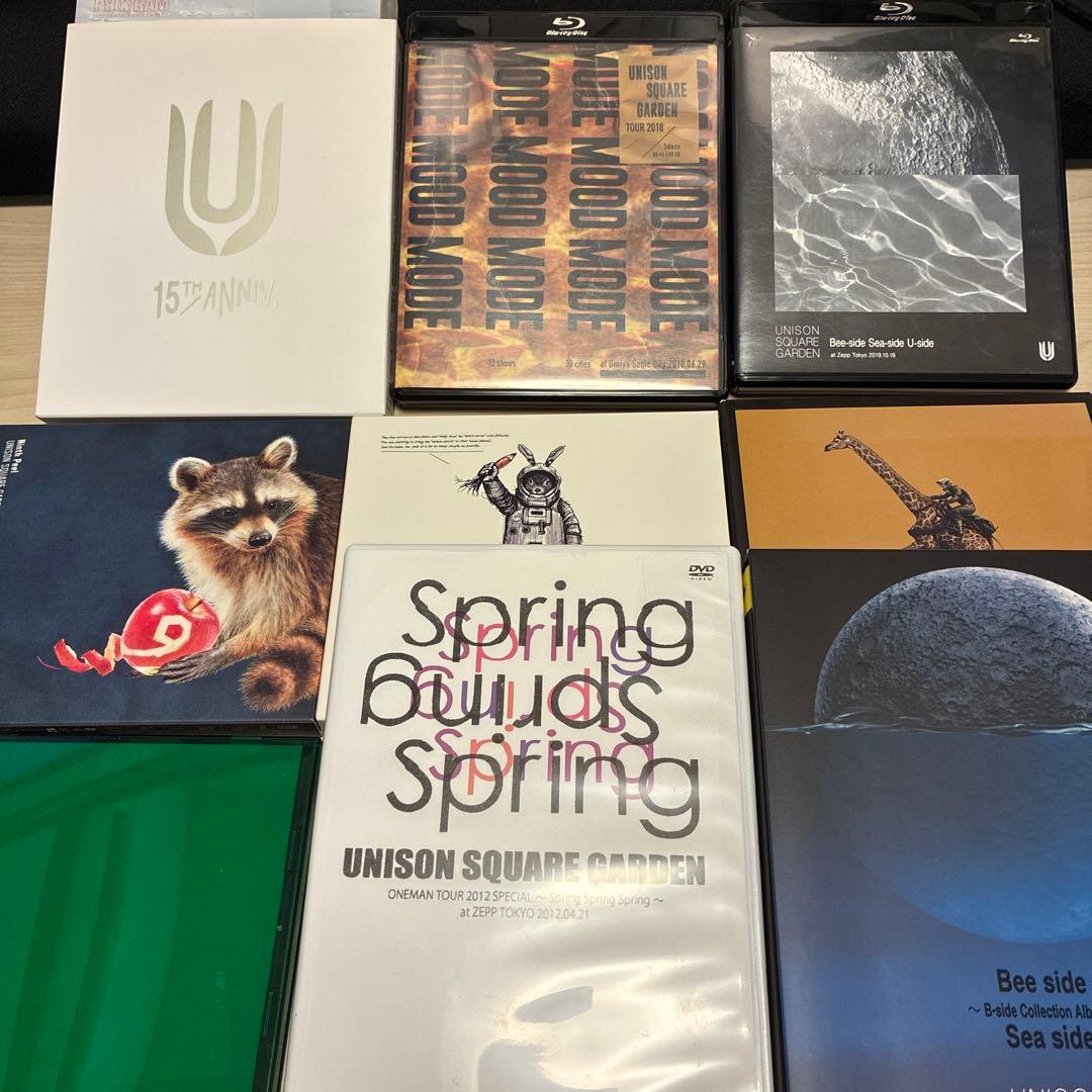 UNISON SQUARE GARDEN CD+DVD、Blu-ray セット