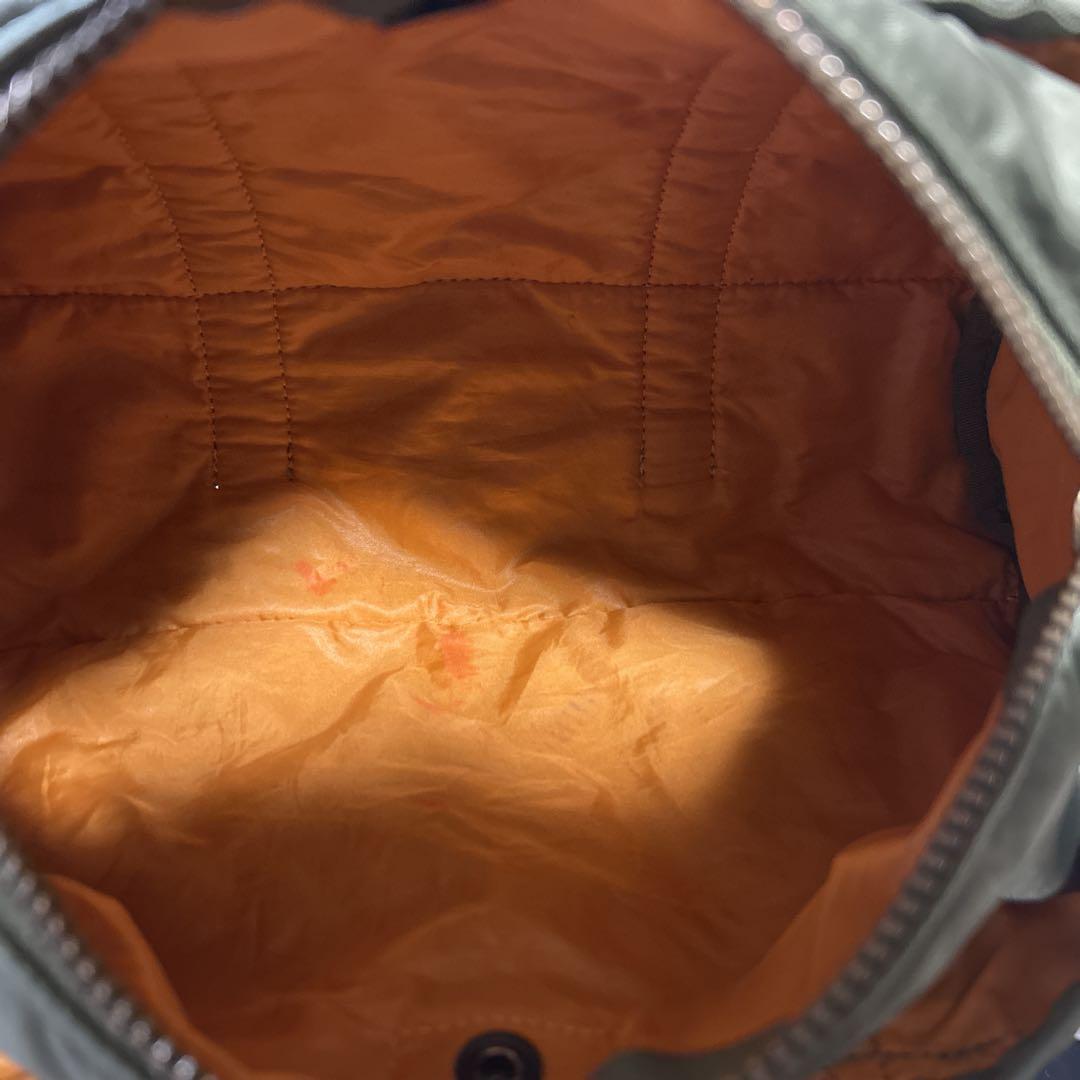 PORTERタンカー ドラムバッグ ダッフルバッグ ミニボストン セージグリーン