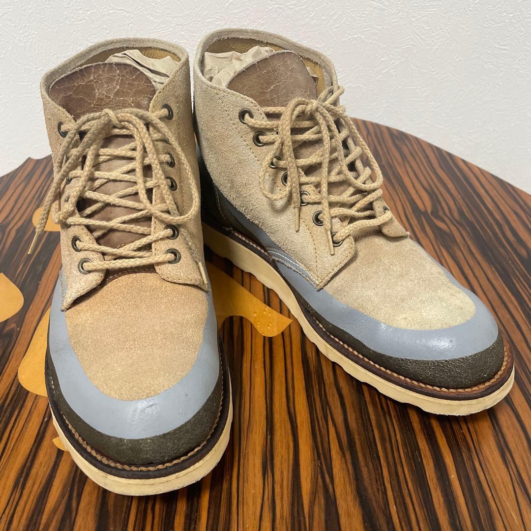 ユ*ン様 UNDERCOVER 97AW leaf期 ペイント ブーツ 【アンダ