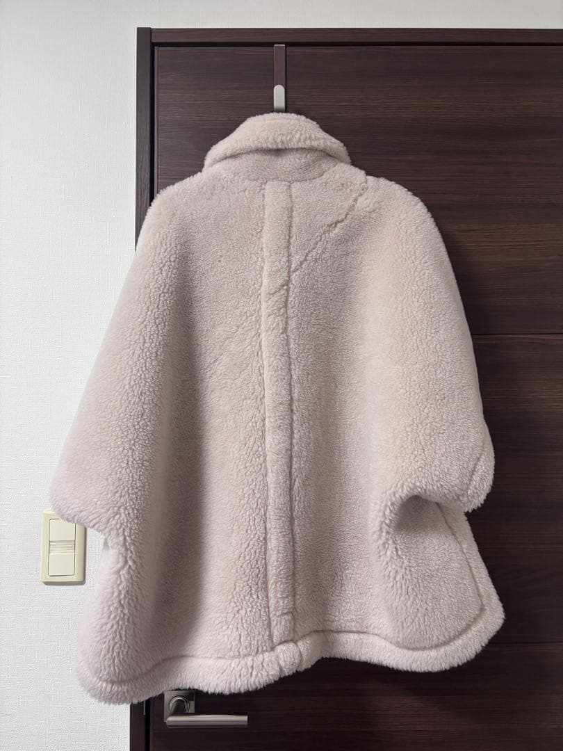 テディ ケープ ポンチョ コート