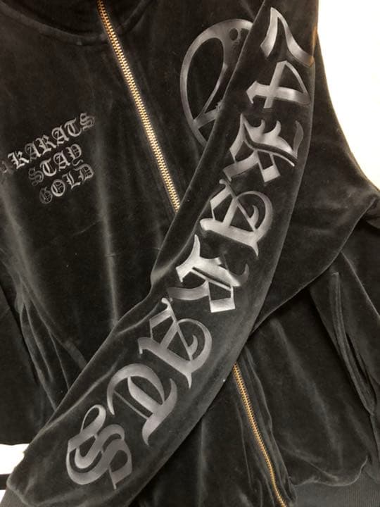 24karats ベロア セットアップジャージ