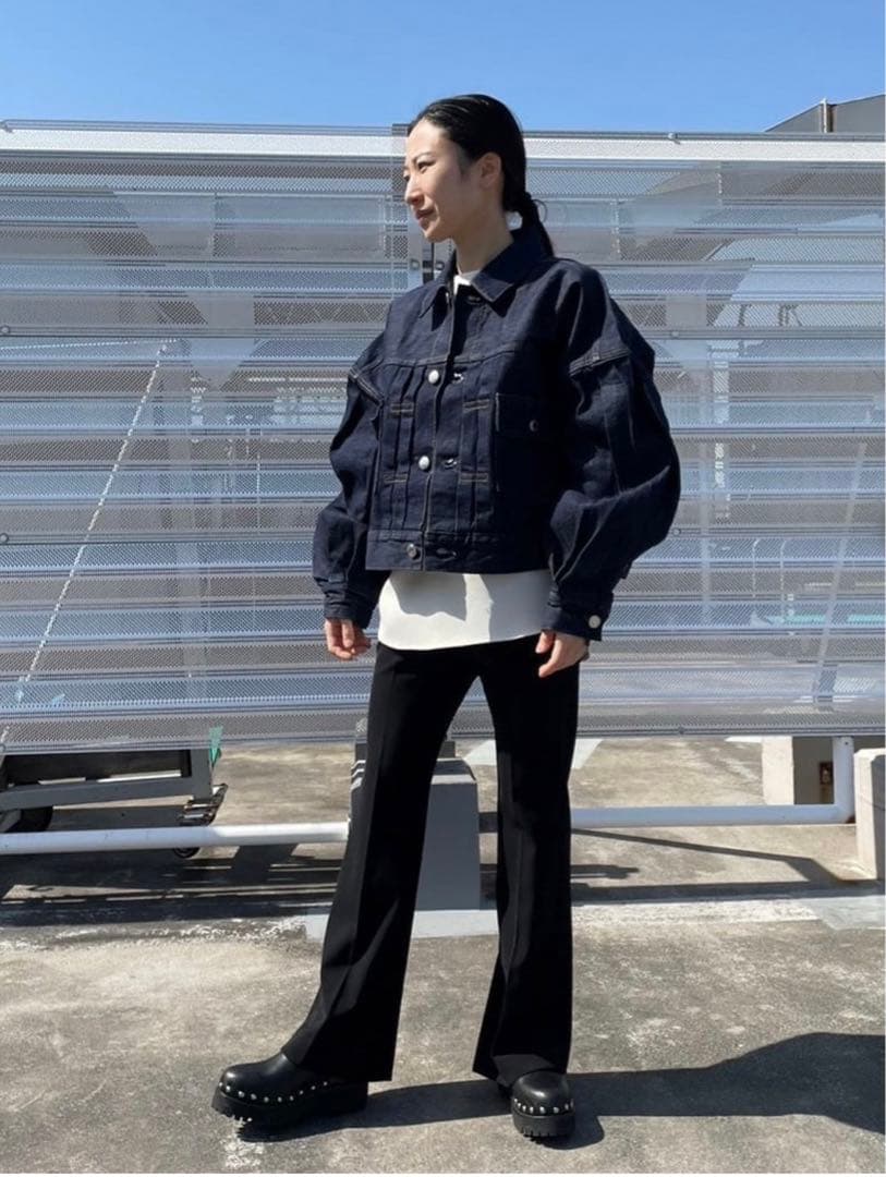 HYKE ダークデニムジャケット サイズ2