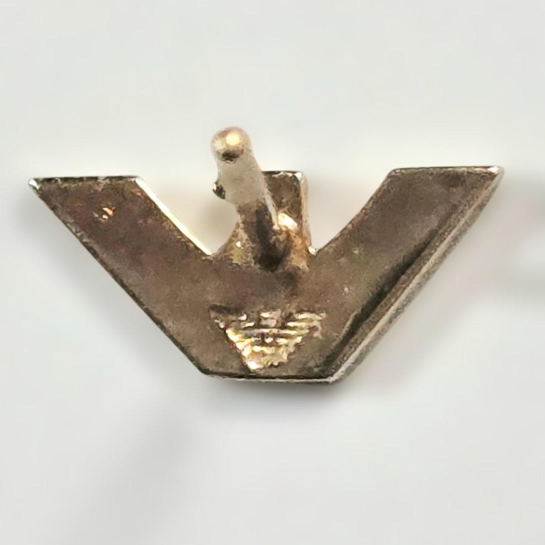 GAロゴ ゴールドピアス(片耳用) 18金 Armani ジョルジオ アルマーニ