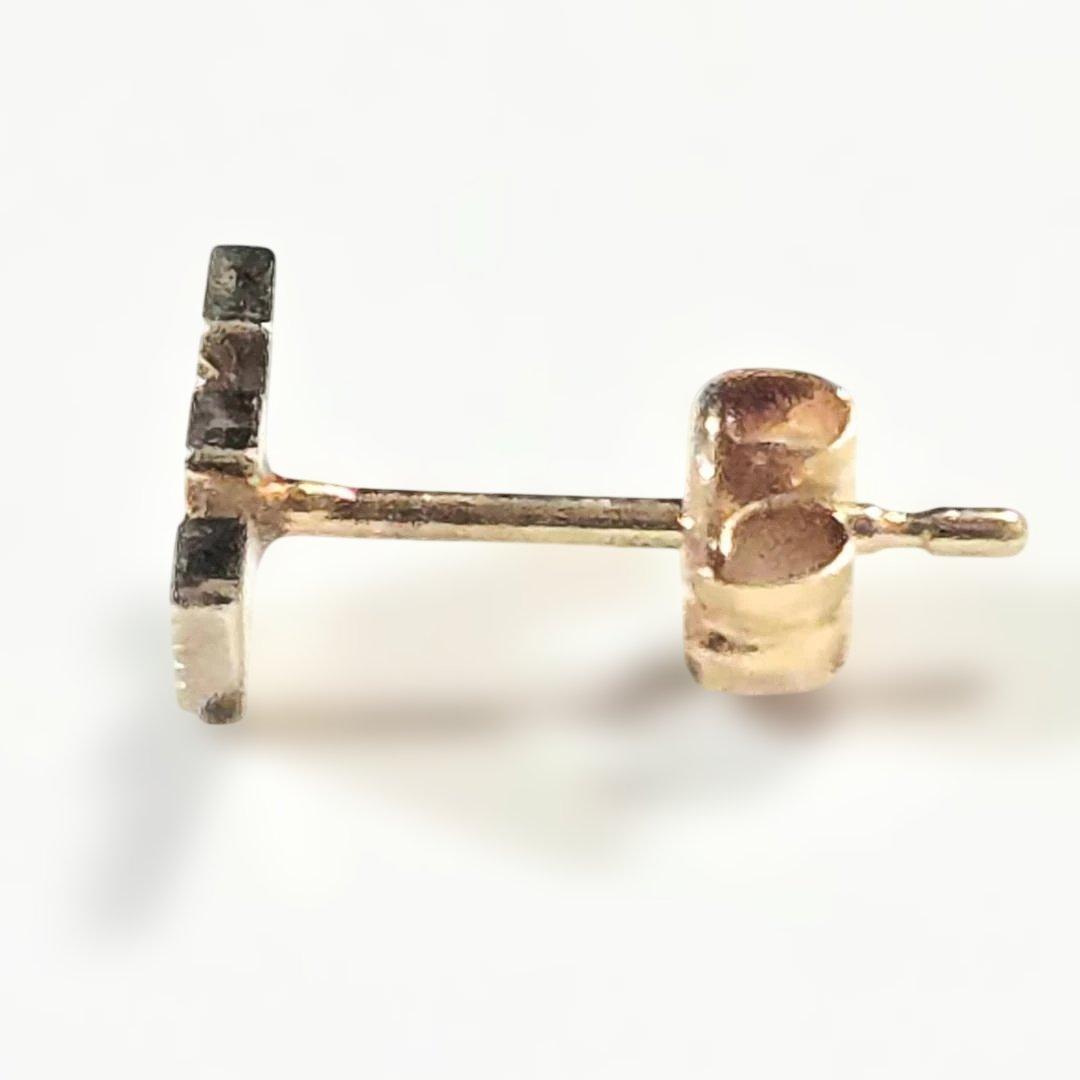 GAロゴ ゴールドピアス(片耳用) 18金 Armani ジョルジオ アルマーニ