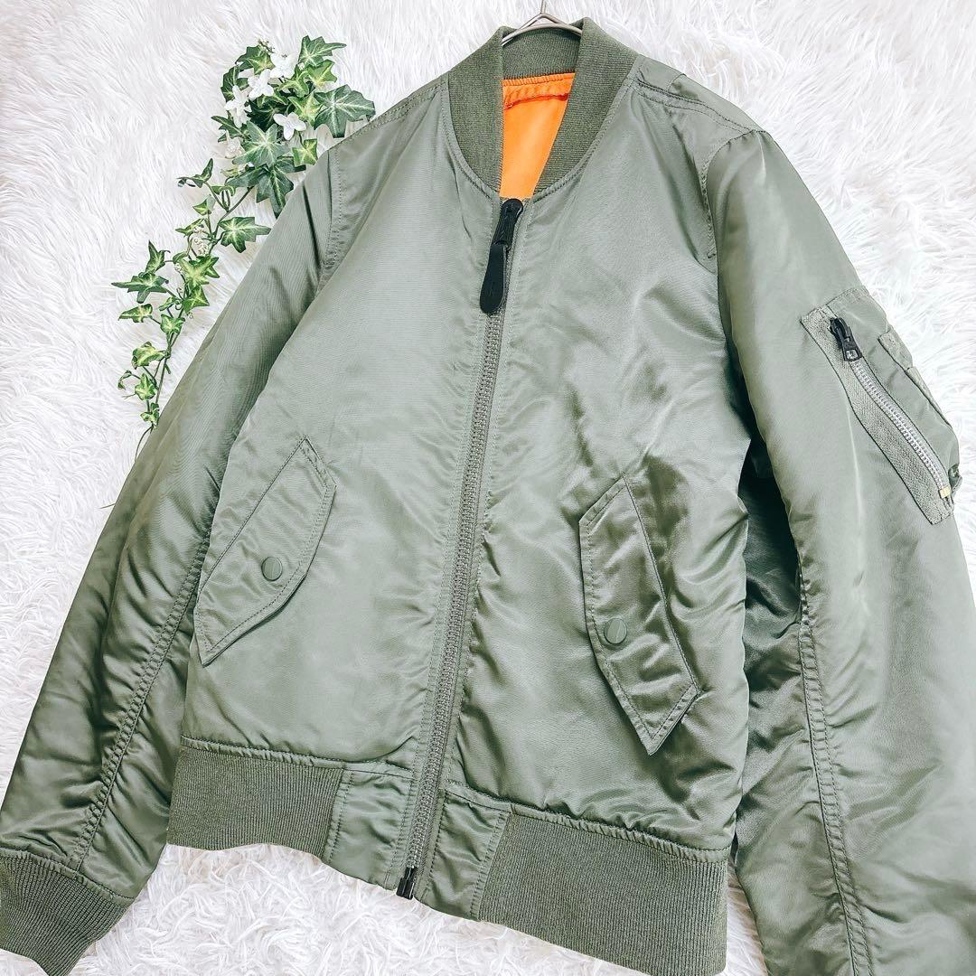 ALPHA MA-1 フライトジャケット S相当 カーキ