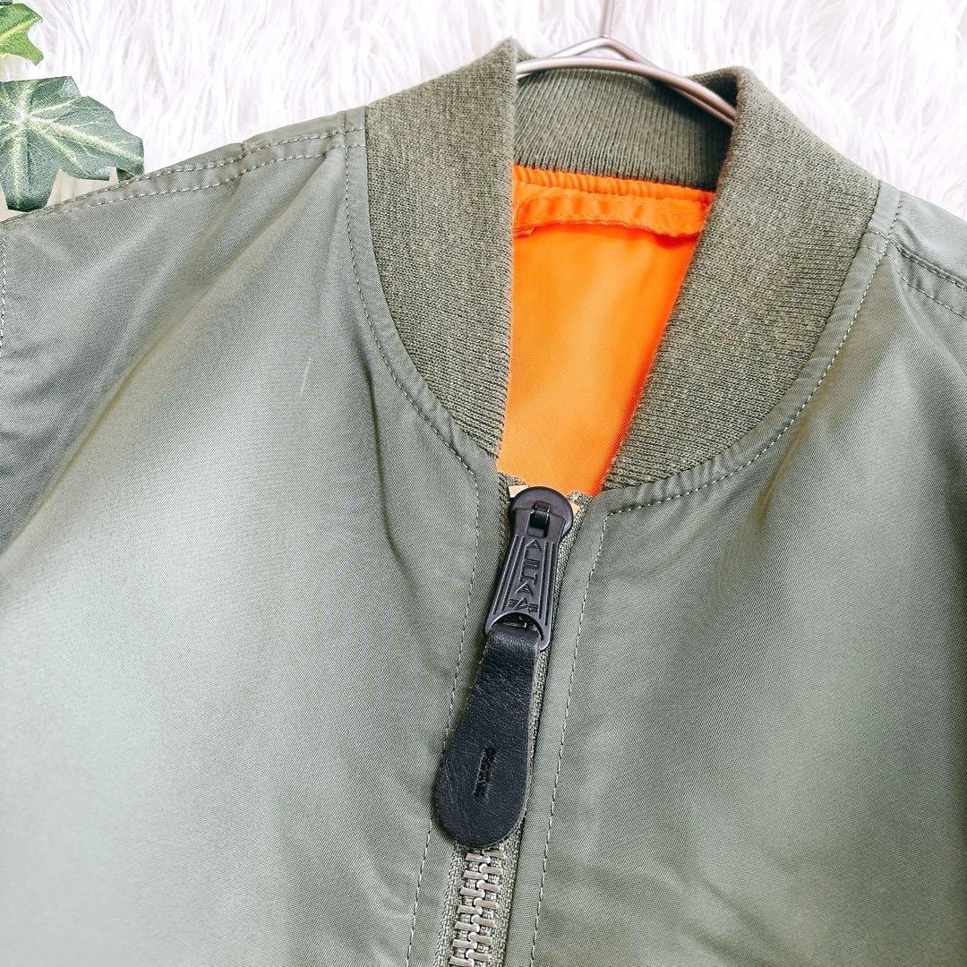 ALPHA MA-1 フライトジャケット S相当 カーキ